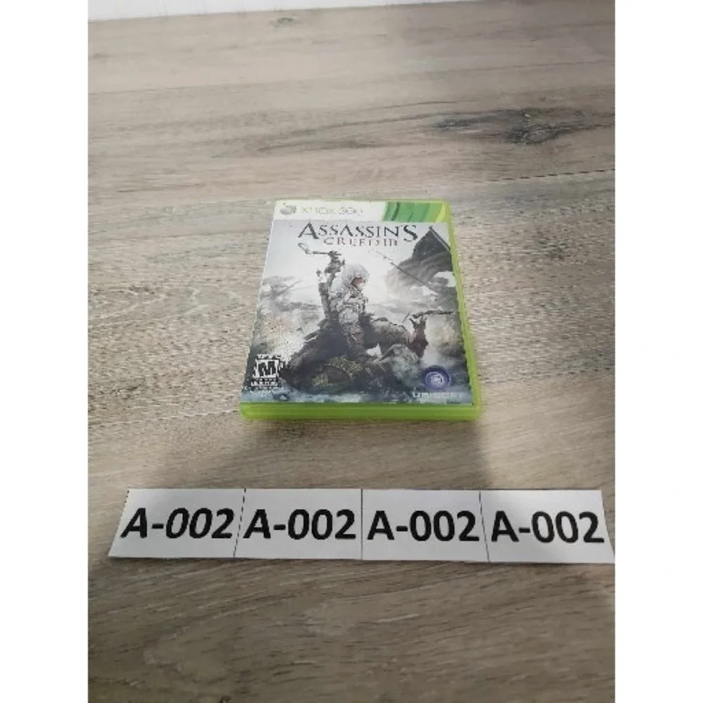 Assassin's Creed III Xbox 360 CIB‎ Complete EUC